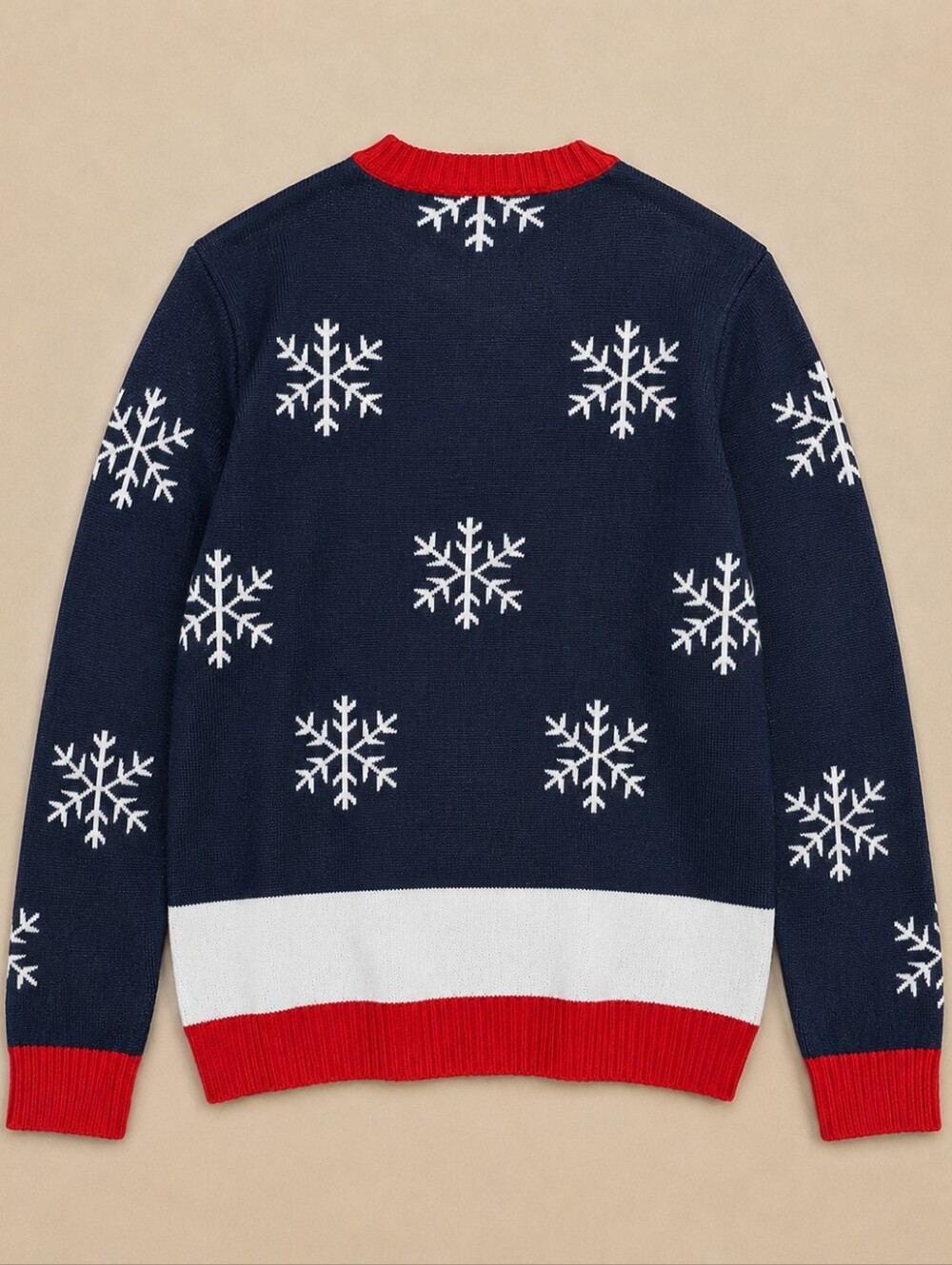 Tipsy Elves Whale Tail Ugly Christmas Sweater Navy Blue Mens Medium Santa Thong - Picture 4 of 12